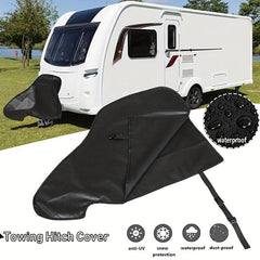 RV Hitch Cover Tongue Jack Protective Cover For Trailers