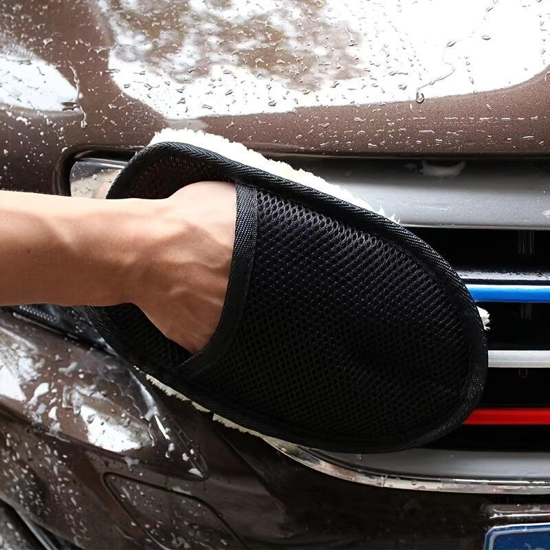 Cashmere Car Wash Gloves - Bear Paws Car Cleaning Tools