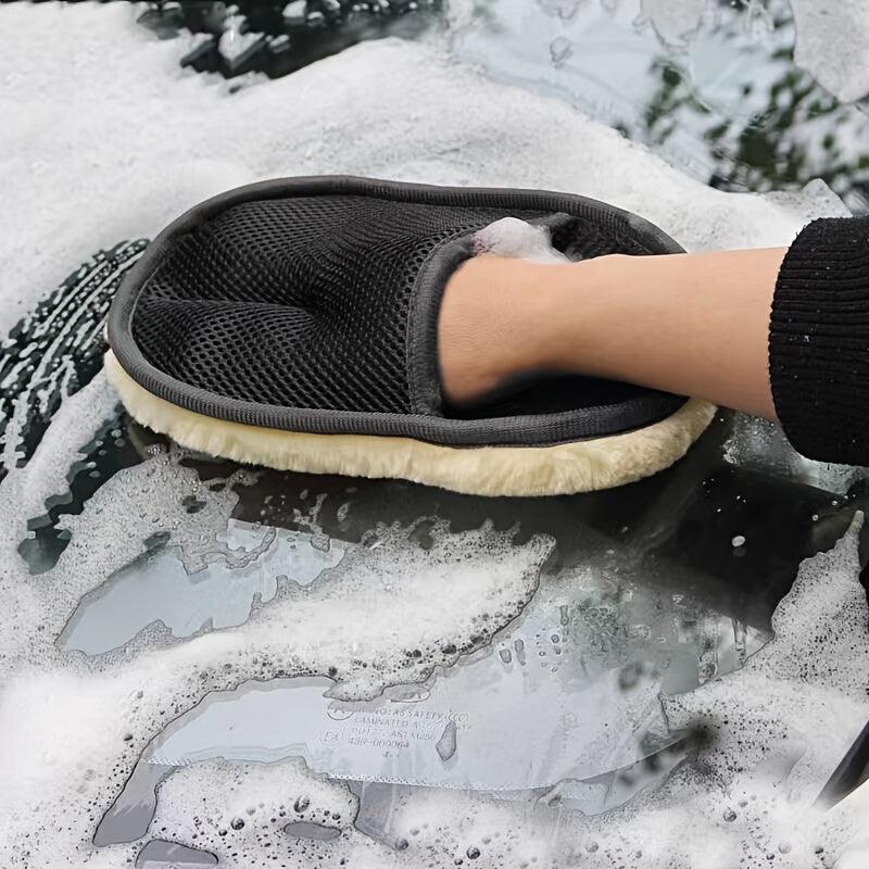 Cashmere Car Wash Gloves - Bear Paws Car Cleaning Tools