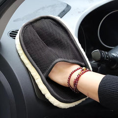 Cashmere Car Wash Gloves - Bear Paws Car Cleaning Tools