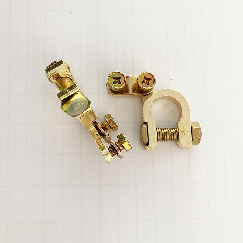 2pcs Car Clamps Clip Buckle Terminal Stake Clamps