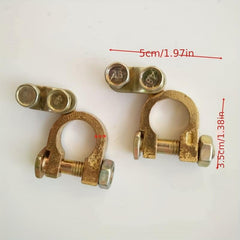 2pcs Car Clamps Clip Buckle Terminal Stake Clamps