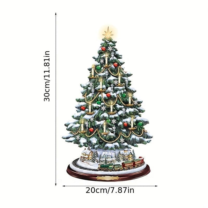 Christmas Sticker Snowman Christmas Tree Sticker Wall Decoration