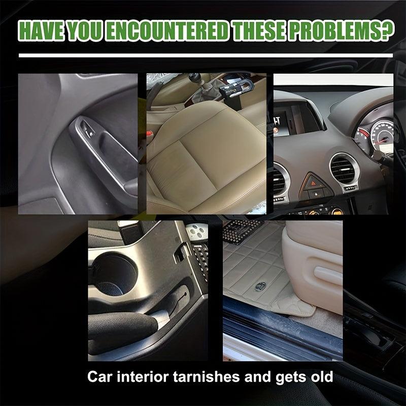 120ml Car Interior Leather Seat Care Agent & Refurbishment Gloss Package