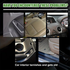 120ml Car Interior Leather Seat Care Agent & Refurbishment Gloss Package