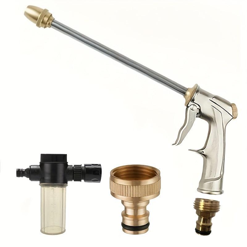 Adjustable High Pressure Water Gun for Car Wash Garden Irrigation