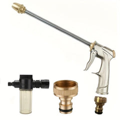 Adjustable High Pressure Water Gun for Car Wash Garden Irrigation