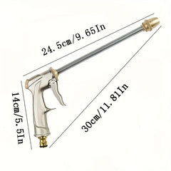 Adjustable High Pressure Water Gun for Car Wash Garden Irrigation