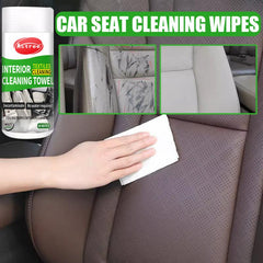 Car Wipes 40pcs Multifunctional Cleaning Leather Interior Steering Wheel Care