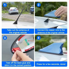 Universal Shark Fin Car Antenna Radio Signal Aerial
