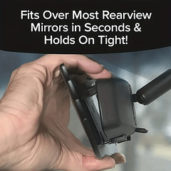 Car Wide Angle Rearview Mirror Curved Interior Large Field Of View