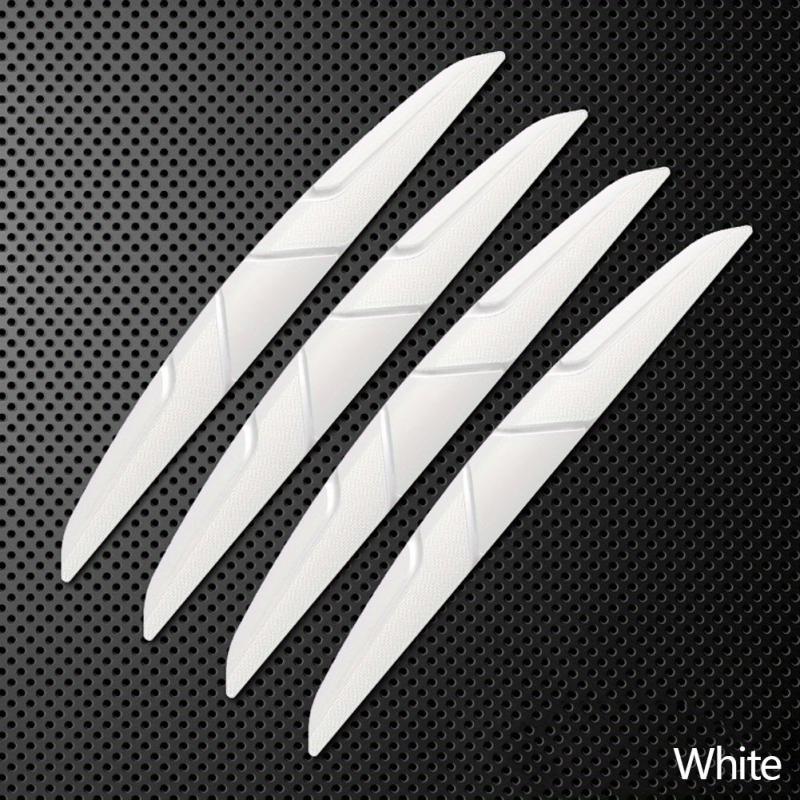 4pcs Car Door Edge Anti-collision Protector Stickers Rear View M
