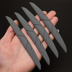 4pcs Car Door Edge Anti-collision Protector Stickers Rear View M