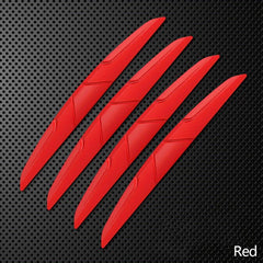 4pcs Car Door Edge Anti-collision Protector Stickers Rear View M