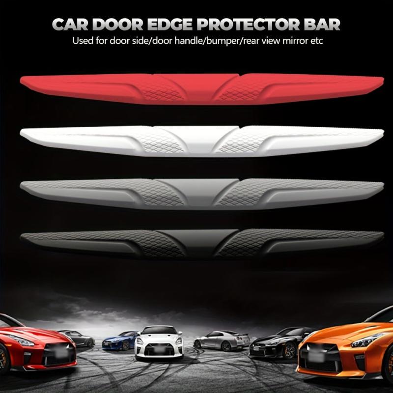4pcs Car Door Edge Anti-collision Protector Stickers Rear View M