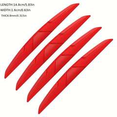4pcs Car Door Edge Anti-collision Protector Stickers Rear View M