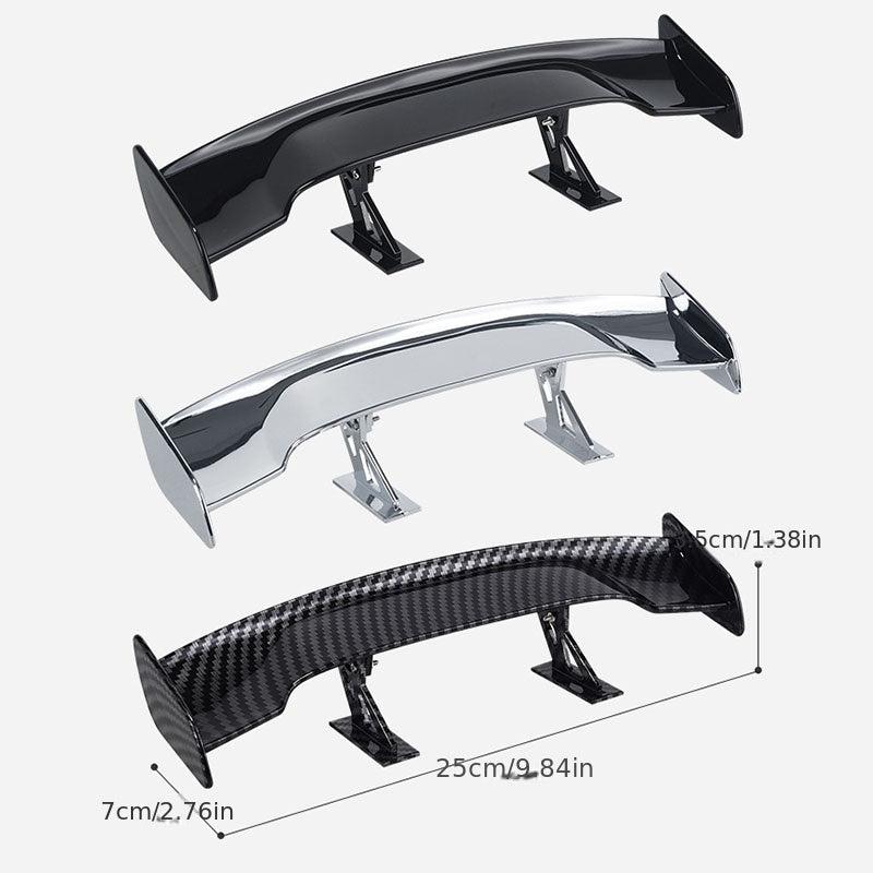 Car Universal Mini Spoiler Tail Wing Carbon Fiber Look Auto Styling Decoration