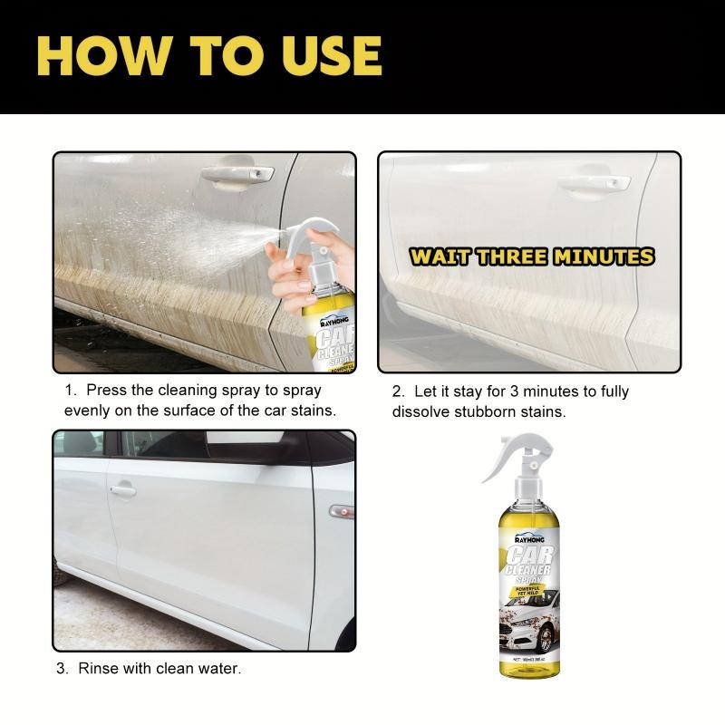 Powerful Car Cleaning Spray for Surface Dirt Removal