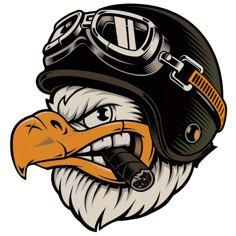 Personality Eagle Motorcycle Helmet Sticker