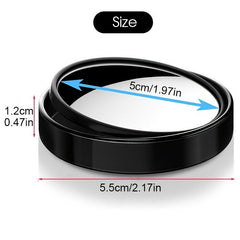 2pcs Round Mirror Blind Spot Mirrors Wide Angle Stick On Rearview Mirrors