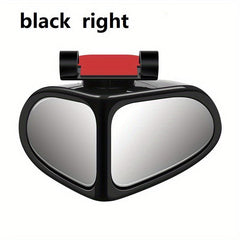 360 Rotation Car Auxiliary Mirror Clear View Blind Spot Rear Wheels
