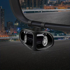 360 Rotation Car Auxiliary Mirror Clear View Blind Spot Rear Wheels
