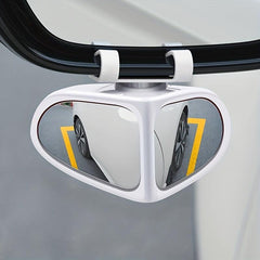 360 Rotation Car Auxiliary Mirror Clear View Blind Spot Rear Wheels