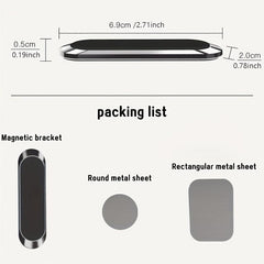 Mini Magnetic Car Phone Holder Air Vent Stand Wall Metal Magnet