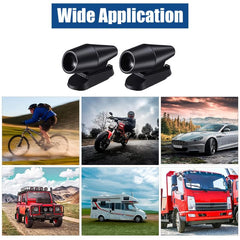 2pcs Car Deer Whistle Repeller Auto Safety Front Grille Mount Animal Alert
