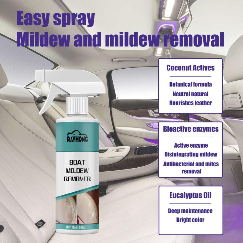 Car Leather Seats Mold Remover - Interior Cleaning Agent