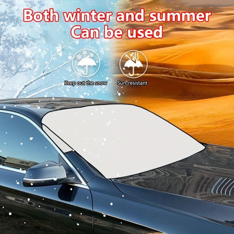 Universal Portable Auto Sun Shade Windshield Snow Cover