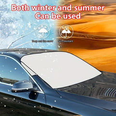 Universal Portable Auto Sun Shade Windshield Snow Cover