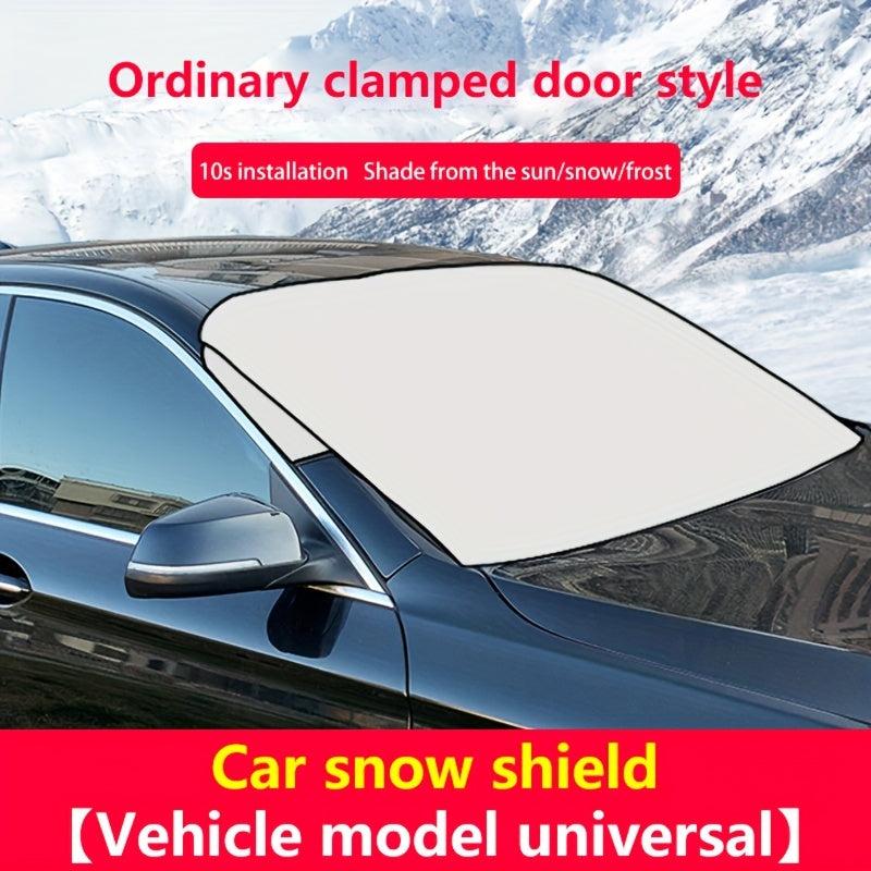 Universal Portable Auto Sun Shade Windshield Snow Cover