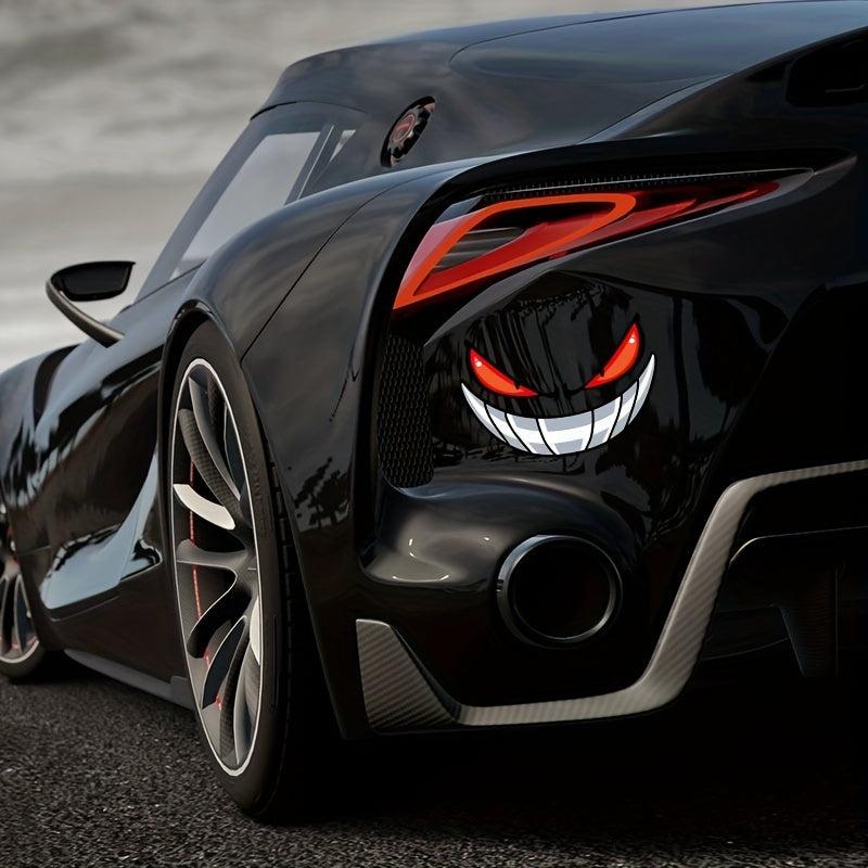 Demon Eyes Expression Decals for Car Customization