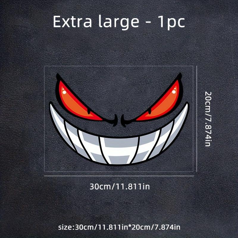 Demon Eyes Expression Decals for Car Customization