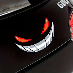 Demon Eyes Expression Decals for Car Customization
