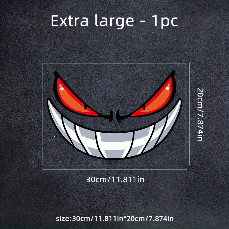 Demon Eyes Expression Decals for Car Customization