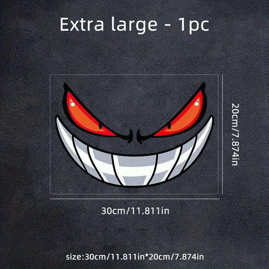Demon Eyes Expression Decals for Car Customization