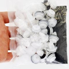 50pcs Car Door Panel Clip Fastener & Green Rivet Retainer