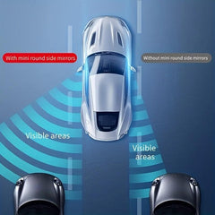 2pcs Adjustable Car Blind Spot Mirror 360 Degree Wide Angle Rearview Mirror