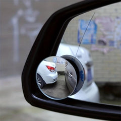 2pcs Adjustable Car Blind Spot Mirror 360 Degree Wide Angle Rearview Mirror