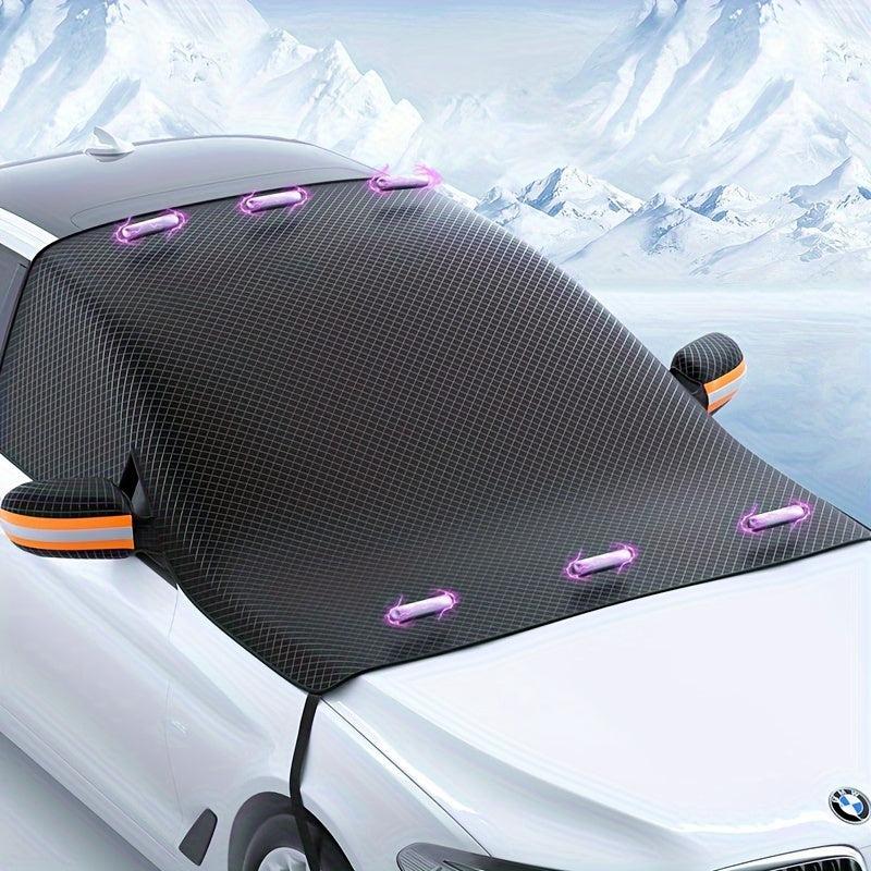 Winter Snow Windshield Cover - Magnetic, Water Proof