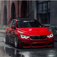 Japanese Style Car Front Window Sticker JDM Street Racing Windshield Auto Decor