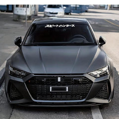 Japanese Style Car Front Window Sticker JDM Street Racing Windshield Auto Decor