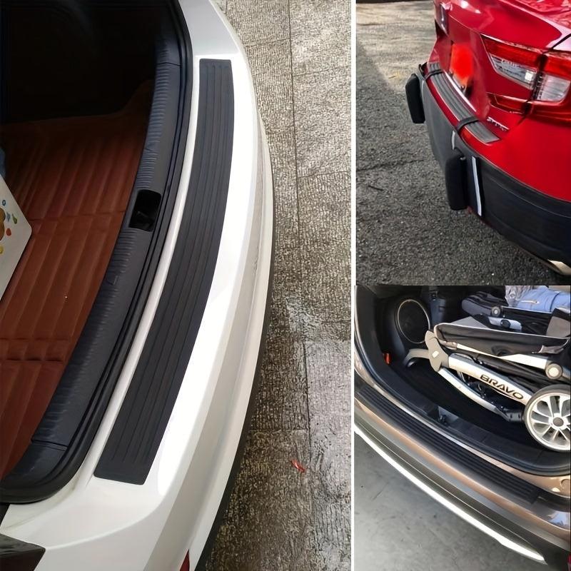 Car Trunk Sill Plate Protector Rear Bumper Rubber Molded Pad