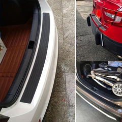 Car Trunk Sill Plate Protector Rear Bumper Rubber Molded Pad