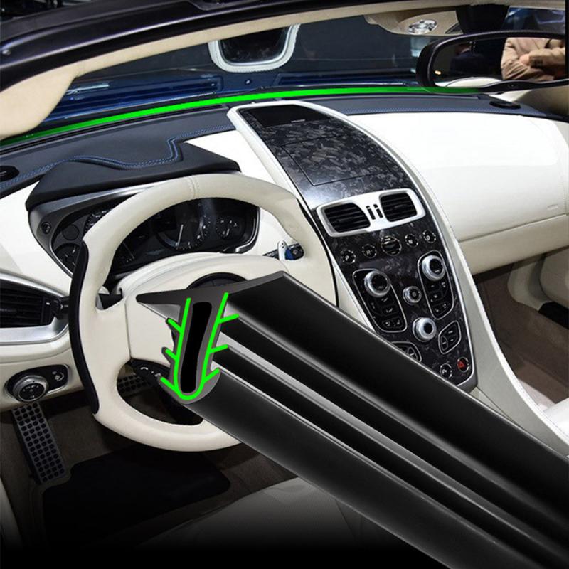 Car Windshield Sealant Dashboard Soundproof Rubber Seal Strip Auto Rubber Seals