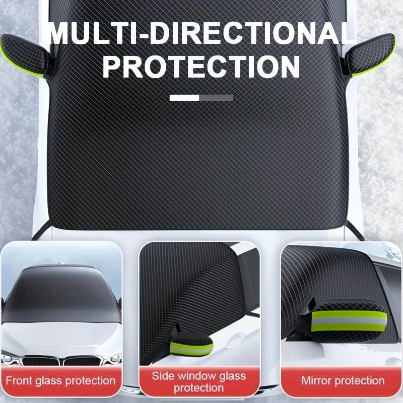 Magnetic Car Windscreen Cover Sunshade Snow Sun Shade Waterproof