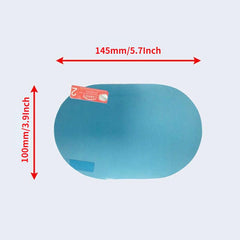 2pcs Car Anti Rain Clear Film Rear Lenses Protection 100x145mm Car Sticker