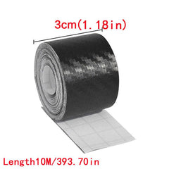 Nano Carbon Fiber Sticker DIY Paste Protector Strip Anti Scratch & Waterproof